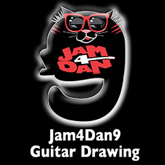 Jam4Dan9 Guitar Drawing