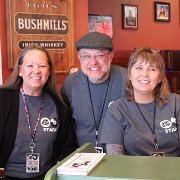 (l. to r.) Patti Blackwood (Jam4Dan Volunteer), ,J.D. Bloomar (Jam4Dan Volunteer Coordinator) and Stephanie Moran (Jam4Dan Volunteer).
